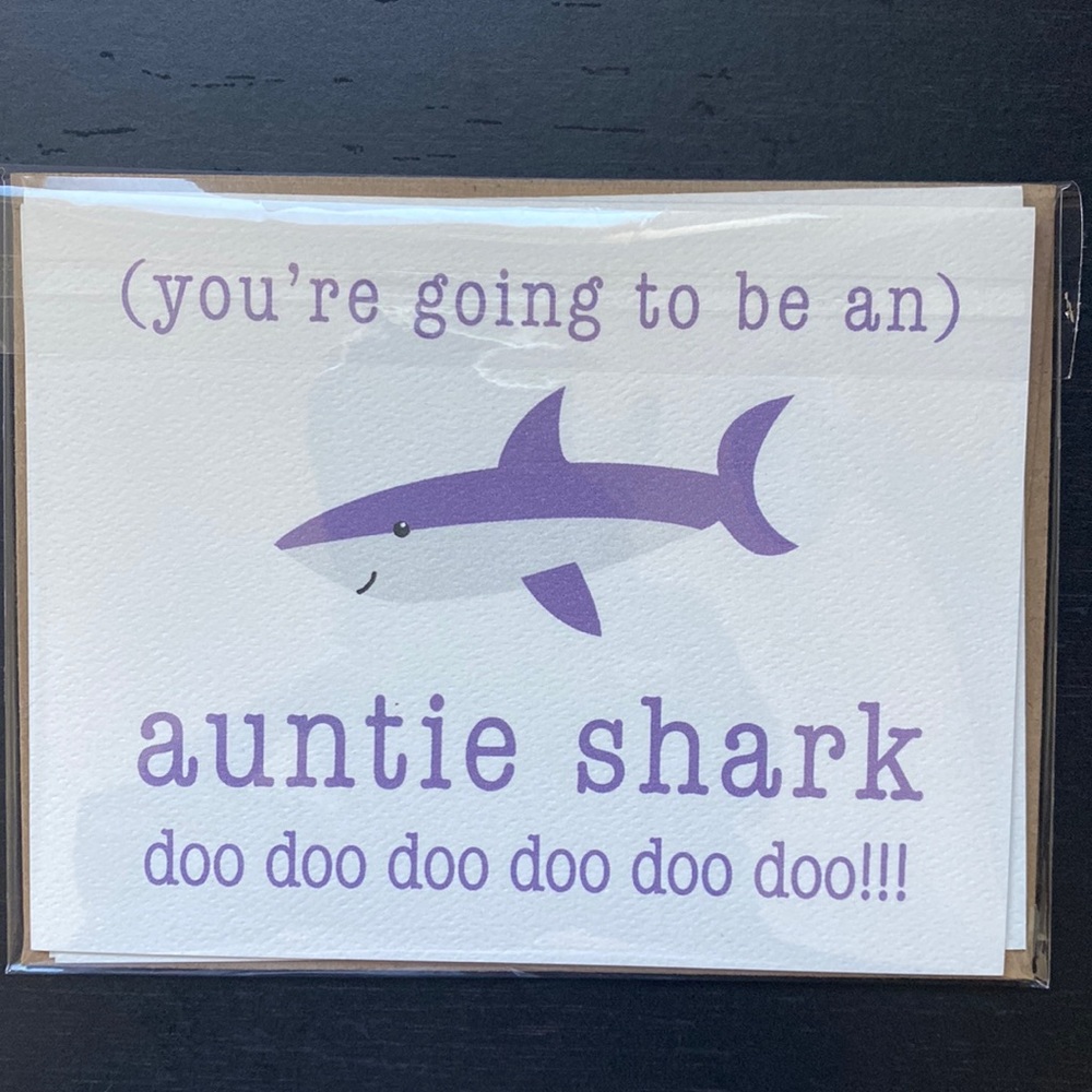 Auntie Birth Announcement Cards